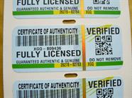 Ultra Destructible security stickers